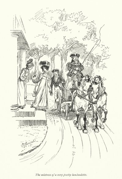 Illustration pour Persuasion de Jane Austen - Hugh Thomson