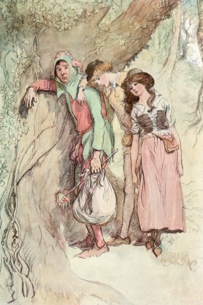 Illustration pour Comme il vous plaira de Shakespeare - Hugh Thomson
