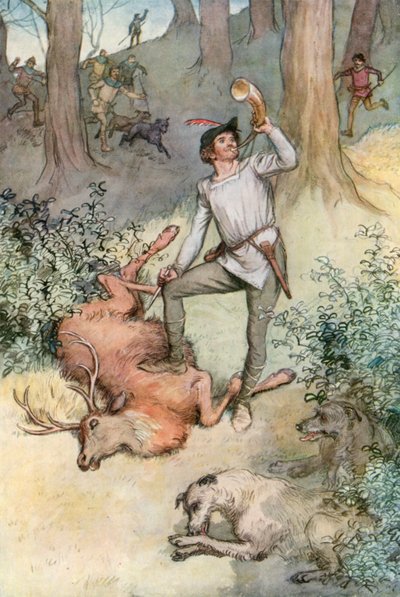 Illustration pour Comme il vous plaira de Shakespeare - Hugh Thomson