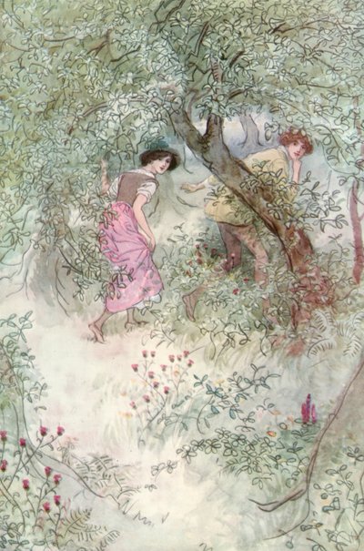 Illustration pour Comme il vous plaira de Shakespeare - Hugh Thomson
