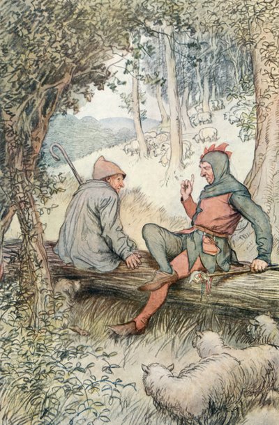 Illustration pour Comme il vous plaira de Shakespeare - Hugh Thomson