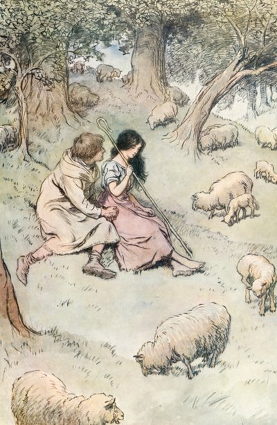 Illustration pour Comme il vous plaira de Shakespeare - Hugh Thomson