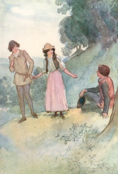 Illustration pour Comme il vous plaira de Shakespeare - Hugh Thomson