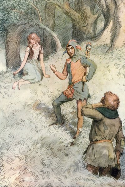 Illustration pour Comme il vous plaira de Shakespeare - Hugh Thomson