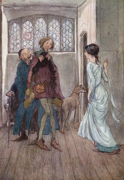 Illustration pour Les Joyeuses Commères de Windsor - Hugh Thomson