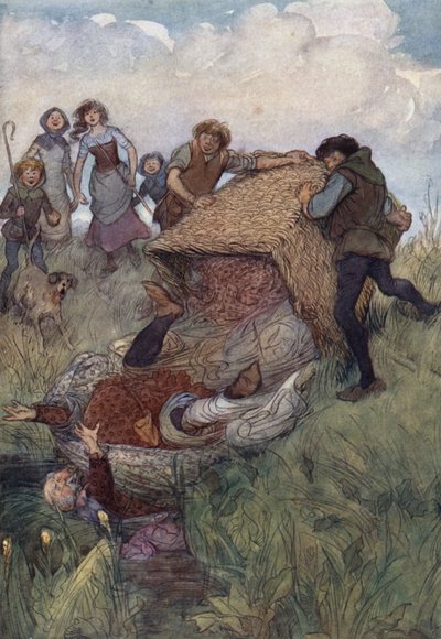 Illustration pour Les Joyeuses Commères de Windsor - Hugh Thomson