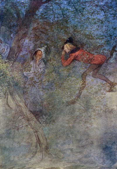 Illustration pour Les Joyeuses Commères de Windsor - Hugh Thomson