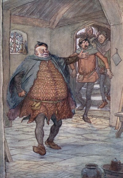 Illustration pour Les Joyeuses Commères de Windsor - Hugh Thomson