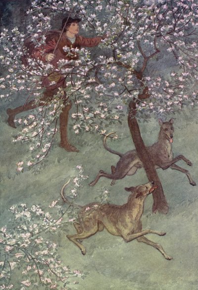 Illustration pour Les Joyeuses Commères de Windsor - Hugh Thomson