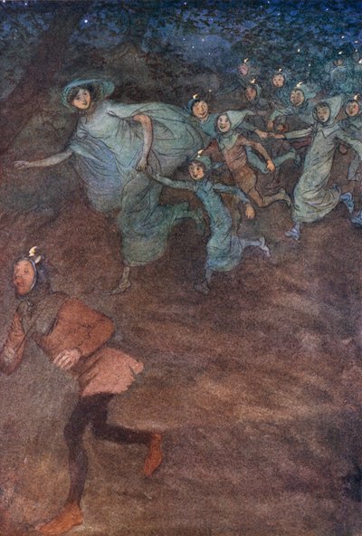 Illustration pour Les Joyeuses Commères de Windsor - Hugh Thomson