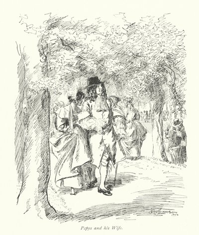 Londres : Pepys et sa femme - Hugh Thomson