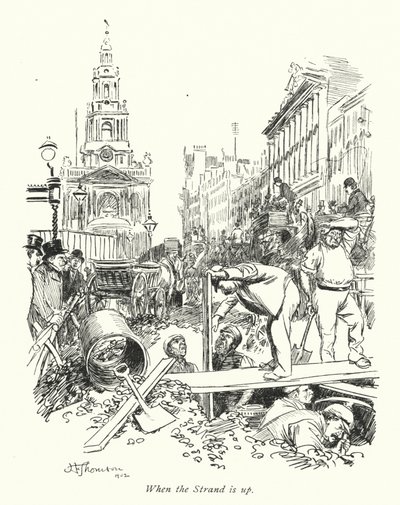 Londres : Quand le Strand est en travaux - Hugh Thomson
