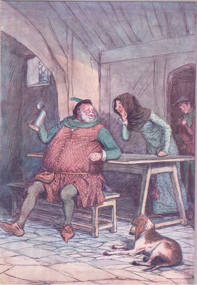 Marry est le court et le long de cela (illustration de Les Joyeuses Commères de Windsor) - Hugh Thomson