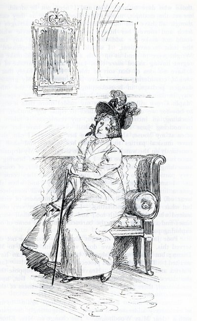 Mrs Elton (illustration) - Hugh Thomson