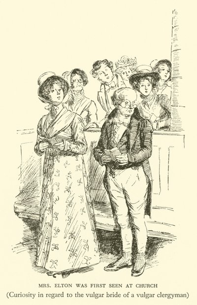 Mme Elton a été vue pour la première fois à l