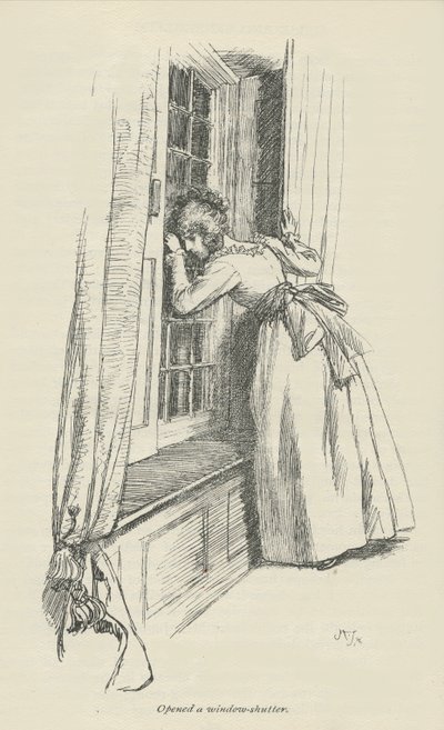 Ouvert un volet, 1896 - Hugh Thomson