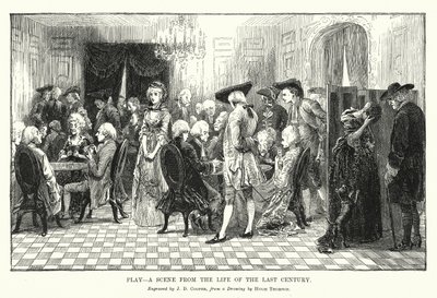 Jeu, une scène de la vie du siècle dernier - Hugh Thomson