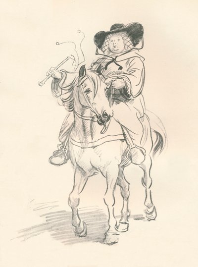 Esquisse préliminaire pour La Femme de Bath, vers 1917 - Hugh Thomson