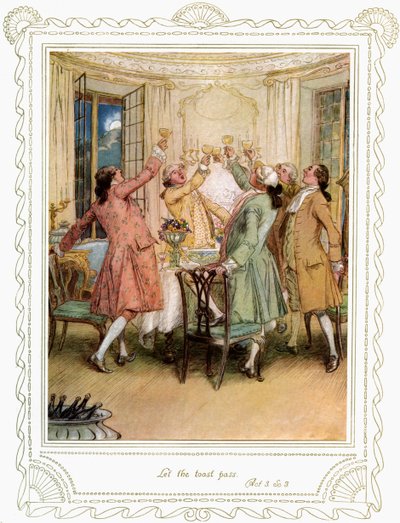 La pièce de Richard Brinsley Sheridan - Hugh Thomson