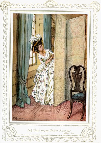 La pièce de Richard Brinsley Sheridan - Hugh Thomson