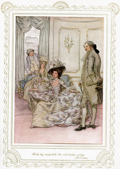 Pièce de Richard Brinsley Sheridan - Hugh Thomson
