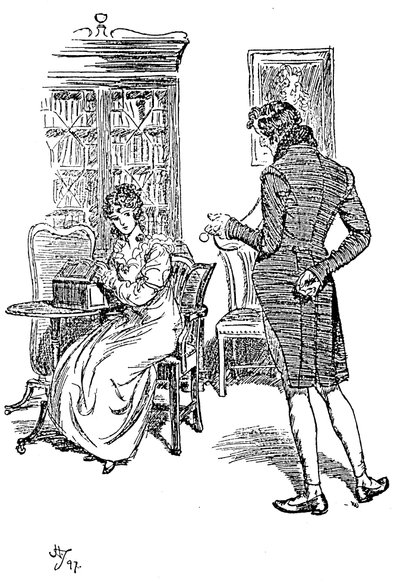 Scène de Persuasion de Jane Austen, 1897 - Hugh Thomson