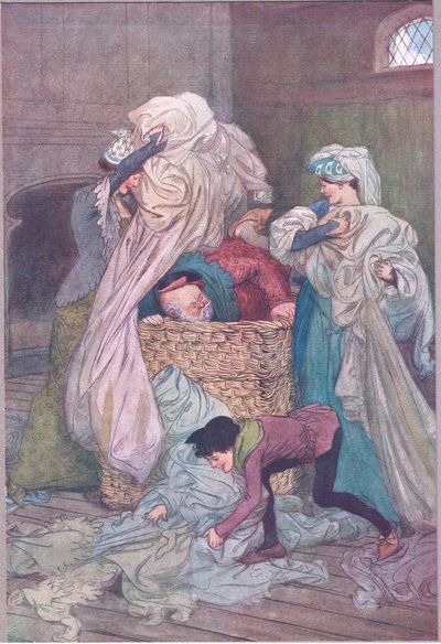 "Ils le couvrent de linge sale", illustration de 