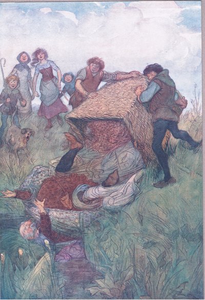 "Jeté dans la Tamise", illustration de 