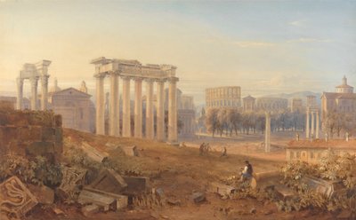 Vue du Forum à Rome - Hugh William Grecian Williams