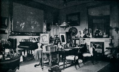 Salon privé de la reine à Osborne, vers 1899-1901 - Hughes and Mullins