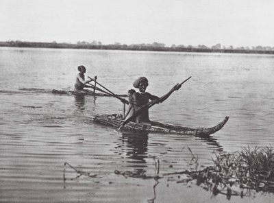 Afrique : Radeaux Shilluk - Hugo Adolf Bernatzik