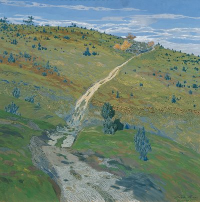Chemin de montagne dans les Beskides - Hugo Baar