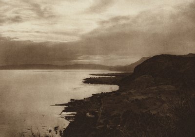 Mexique : Lac Chapala (photo n/b) - Hugo Brehme