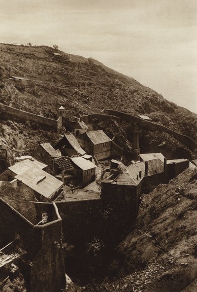 Mexique : Pachuca, ancienne mine espagnole (photo n/b) - Hugo Brehme