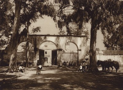 Mexique : Xochimilco, entrée de l