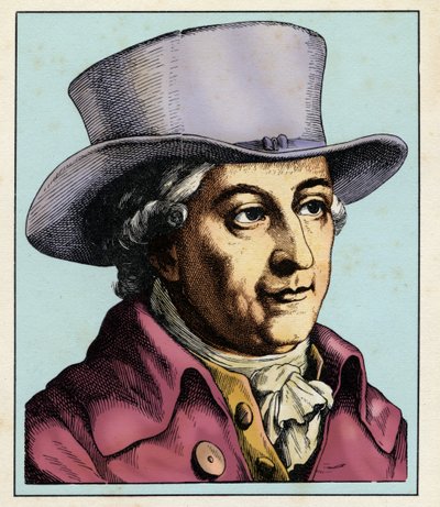 Justus Möser (14 décembre 1720 - 8 janvier 1794) juriste, historien et écrivain allemand - Hugo Bürkner