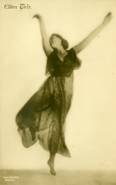 Ellen Tels / Carte postale photo - Hugo Erfurth