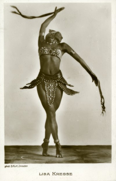 Lisa Kresse / Carte postale photo - Hugo Erfurth