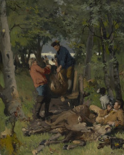Après la chasse - Hugo Kotschenreiter