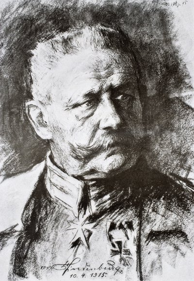 Général Paul von Hindenburg - Hugo Vogel