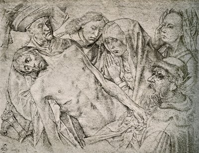Dessin après la Déposition de la Croix, c1460-1480, 1908 - Hugo van der Goes
