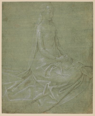 Sainte femme assise, vers 1475 - 1485 - Hugo van der Goes