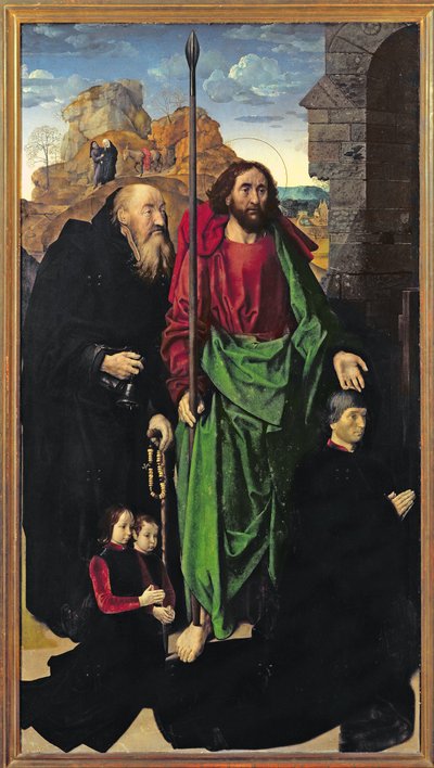 Le Retable Portinari, Saint Thomas et Saint Antoine l