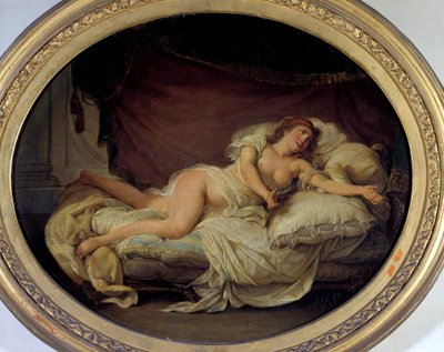 Femme couchée - Hugues Traval