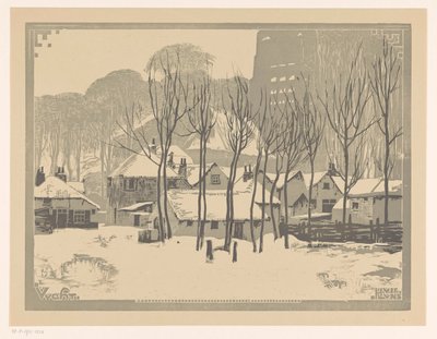 Vught sous la neige - Huib Luns