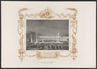 Fête du soir pour les étudiants, 1836 - Huib van Hove Bz
