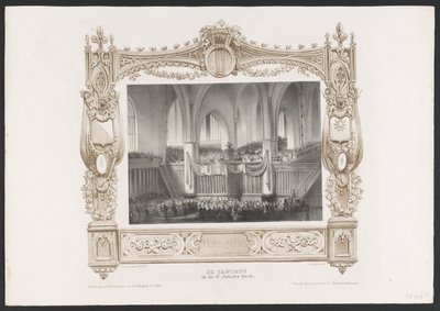 Défilé avec une imprimerie, 1836 - Huib van Hove Bz