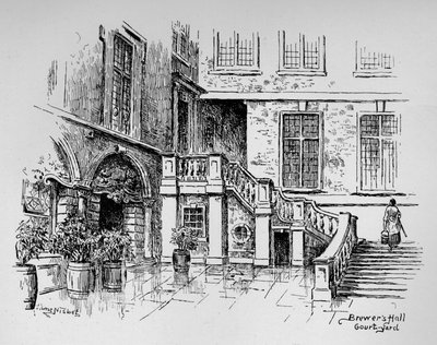 Cour de Brewers Hall - Hume Nisbet