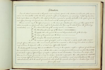 Livre rouge : Welbeck - Humphry Repton