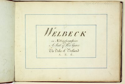 Livre Rouge : Welbeck - Humphry Repton